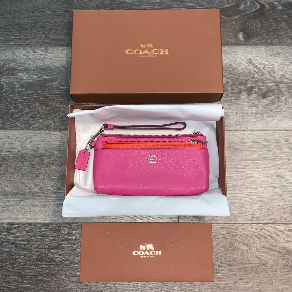 RARE COACH Clutch Wallet Mini Bag 2 Piece Set